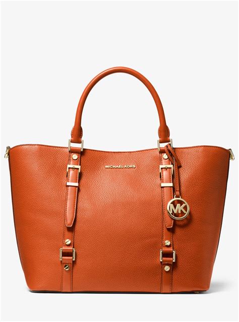 bedford medium tote michael kors|michael kors pebble leather tote.